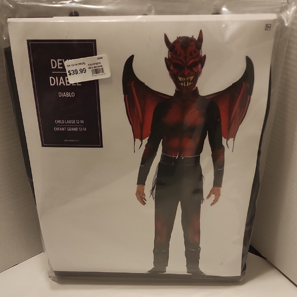 Devil Costume for Kids - Red and Black - Picture 5 of 5
